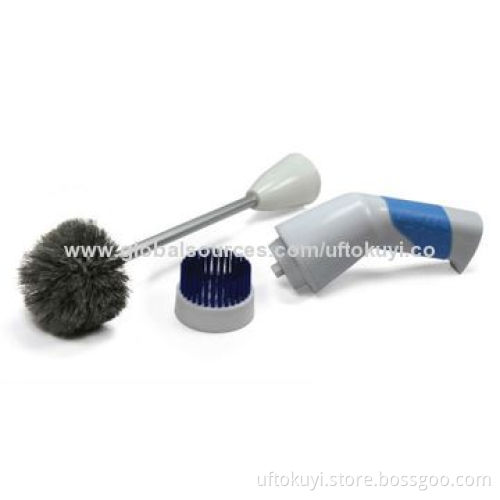 Cordless Toilet Cleaners, 530 x 135 x 75mm Dimensions, 2 Interchangeable Brushes